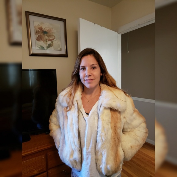 Vintage Rabbit Fur Coat - Picture 5 of 8